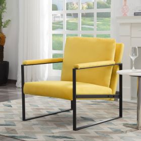RYS120 Metal Frame Accent Armchair (c0rlor: YEL)